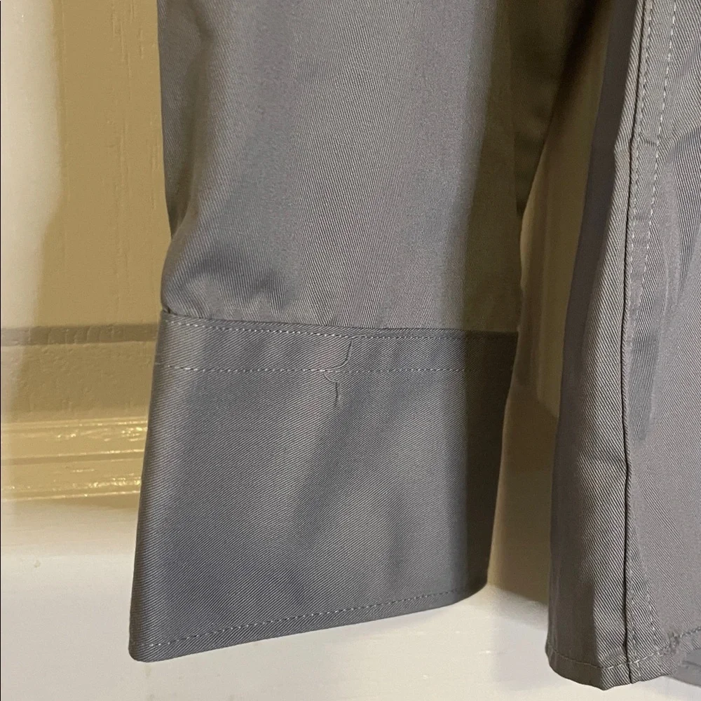 PERRY ELLIS Slim Fit Dress Shirt, Men’s Neck 15.5”, Cement Gray
